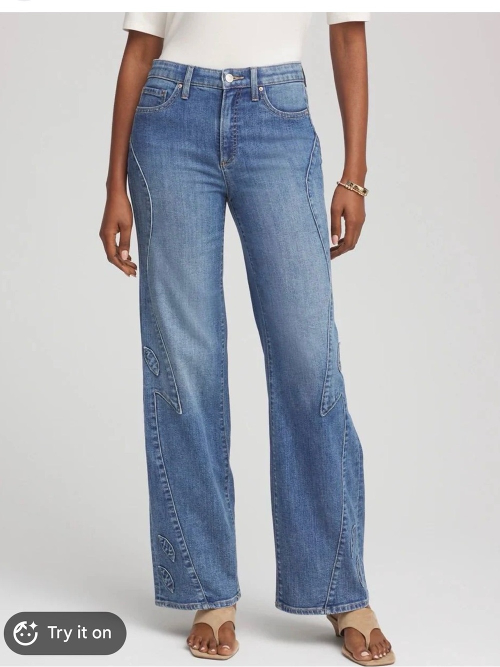 Chicos "So Slimming" High Rise Wide Leg